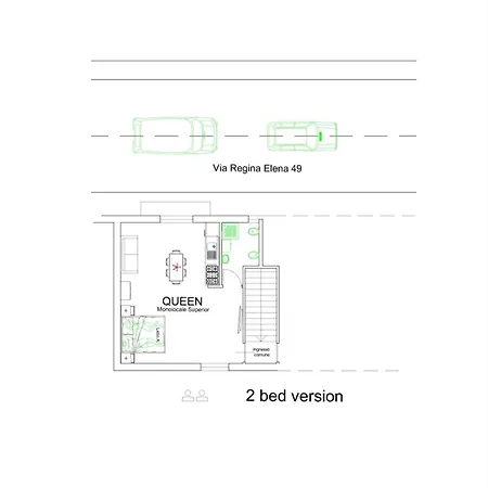 Center Regina Elena 49 Queen Apartment